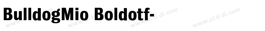 BulldogMio Boldotf字体转换